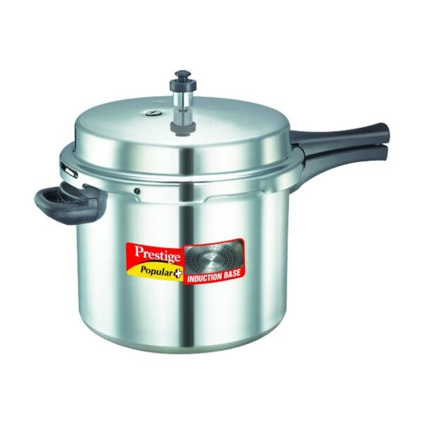 Prestige Popular Plus Induction Base Aluminium Outer Lid Pressure Cooker, 10 Litres, Silver, 10 Liter - Image 4